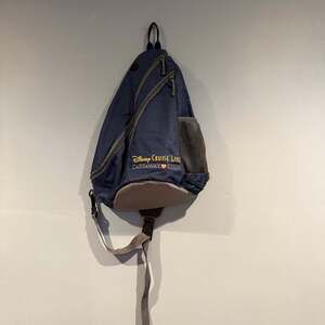 Disney Cruise Line Castaway Club Sling Backpack – Navy Blue Travel Bag